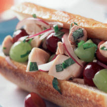 Southeast Asian Chicken Salad with Fresh Green Grapes