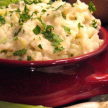 Irish Colcannon with Spring Onions and Leeks