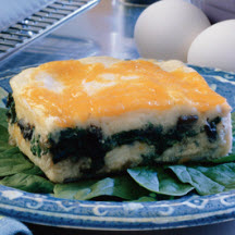 Portabella and Spinach Layered Potato Soufflé