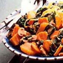 Sweet Potato and Spinach Sauté