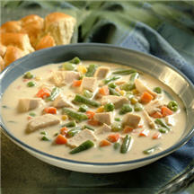 Cream of Chicken and Vegetable Soup