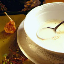 Creamless Potato Soup with Frog Legs and Sumac Berry