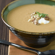 Curry Pumpkin and Walnut Soup