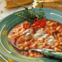 Smoky Pasta and Bean Soup