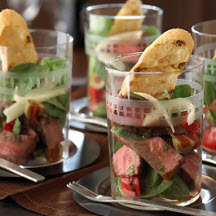 Tapas-Style Pepper-Steak "Parfaits"