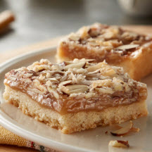 Chewy Toffee Almond Bars