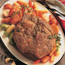 Bottom Round Beef Roast with Vegetables