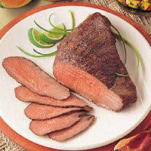 Grilled Beef Tri-Tip with Tropical Fruit Salsa