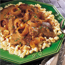 Hungarian Beef Round Steak & Spaetzle