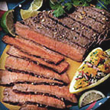 Margarita Beef with Orange Salsa