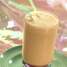 Choco-Banana Peach Smoothie