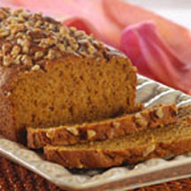 Old-Fashioned Pumpkin Nut Loaf Bread