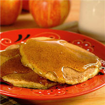 Apple Corn Meal Pancakes