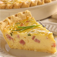 Ham and Swiss Quiche