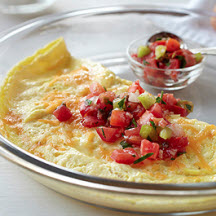 Microwave Mexican Omelet