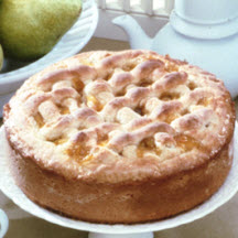 Bartlett Pear Lattice Coffeecake