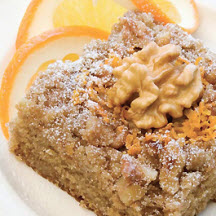 Buttermilk-Walnut Coffee Cake with Orange Essence