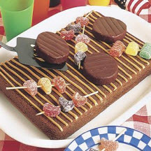 Chocolate Barbeque Grill Cake