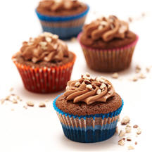 Chocolate Malt Cupcakes with Malted Buttercream