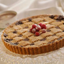 Chocolate Raspberry Linzer Torte