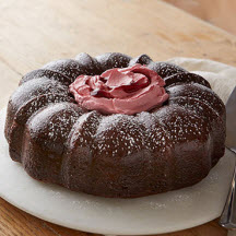 Chocolate Raspberry Pound Cake