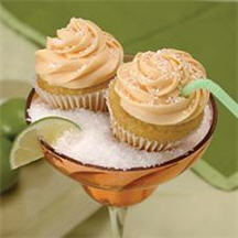 Honey Mango Margarita Cupcakes with Sea Salt