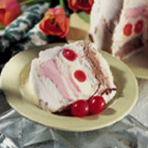 Maraschino Ice Cream Cake