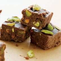 Really Yummy Dark Fudge with Pistachios