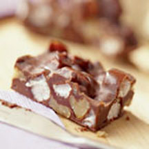 Super Easy Rocky Road Fudge