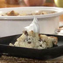 Apple Raisin Bread Pudding