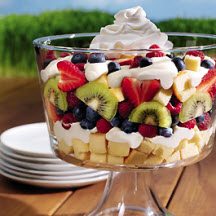 Berries and Cream Smooth Trifle