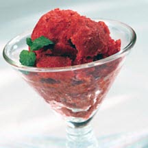 Tangy Cherry Tea Sorbet