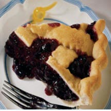 Blueberry Lattice Pie