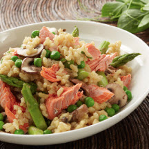 Alaska Salmon Risotto