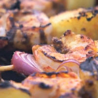 Caribbean Grilled Shrimp and Pineapple