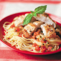 Catfish with Lemon Pasta