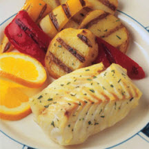 Grilled Fish with Orange and Tarragon