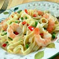 Shrimp and Garlic Fettuccine Alfredo