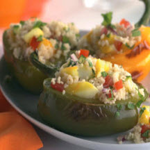 Smoked Haddock and Couscous Stuffed Peppers