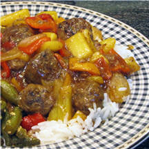 Hawaiian Sweet and Sour Meatballs