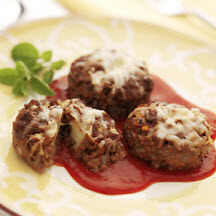 Mini Meatloaves with Asiago Cheese