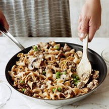 One-Dish Beef Stroganoff