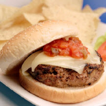 Ortega Burgers with Green Chile Mayo