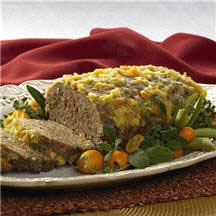 Turkey Walnut Mushroom Meatloaf