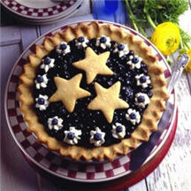 Double Blueberry Cookie Pie