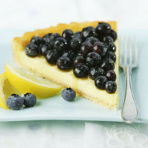 Lemon Blueberry Cheese Tart