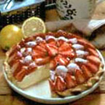 Strawberry Lemondrift Pie