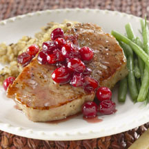 Autumn Glazed Pork Chops