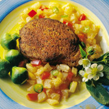 Blackened Chops with Pineapple Salsa