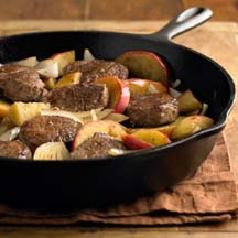 Braised Pork Medallions with Apples